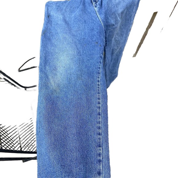 90s Vintage Guide Gear Denim Coveralls‎ Overalls Outerwear VTG 2XL Distressed - Picture 12 of 12